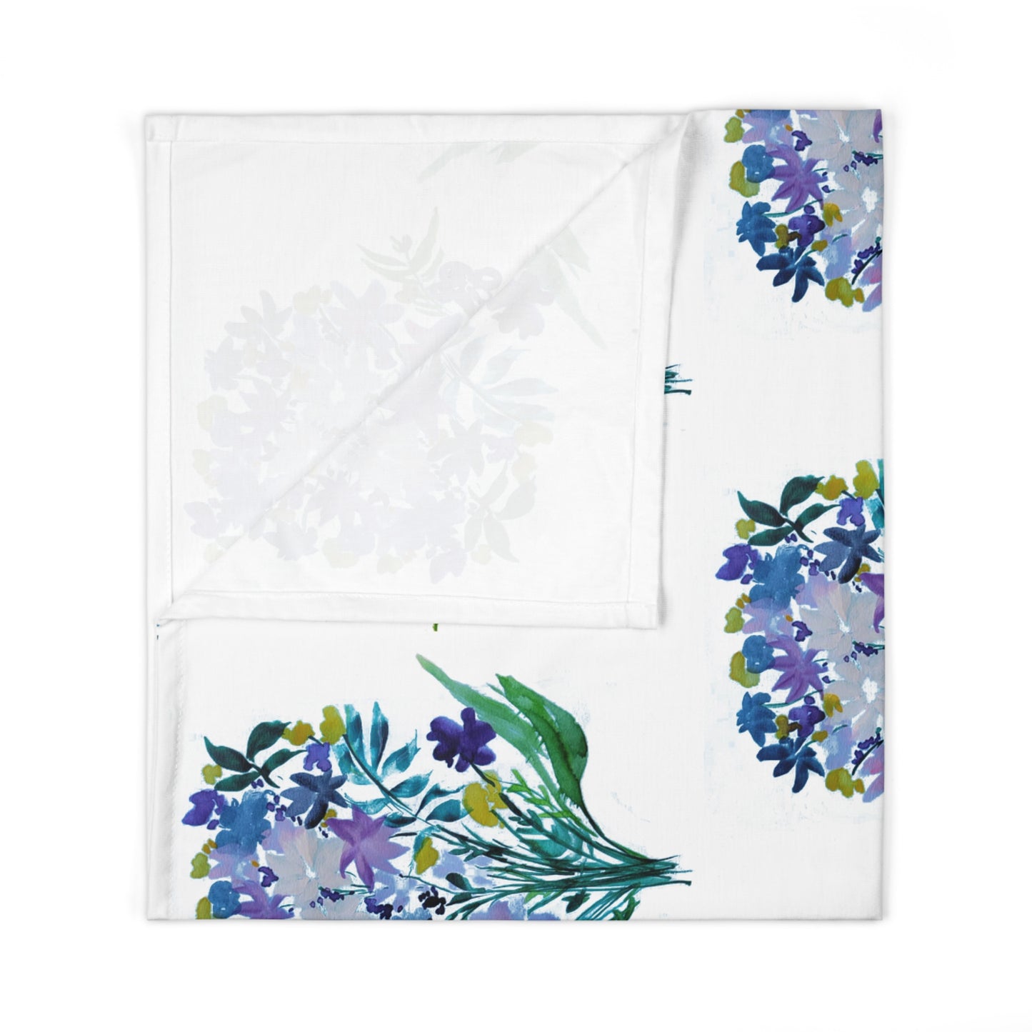 White Baby Swaddle Blanket