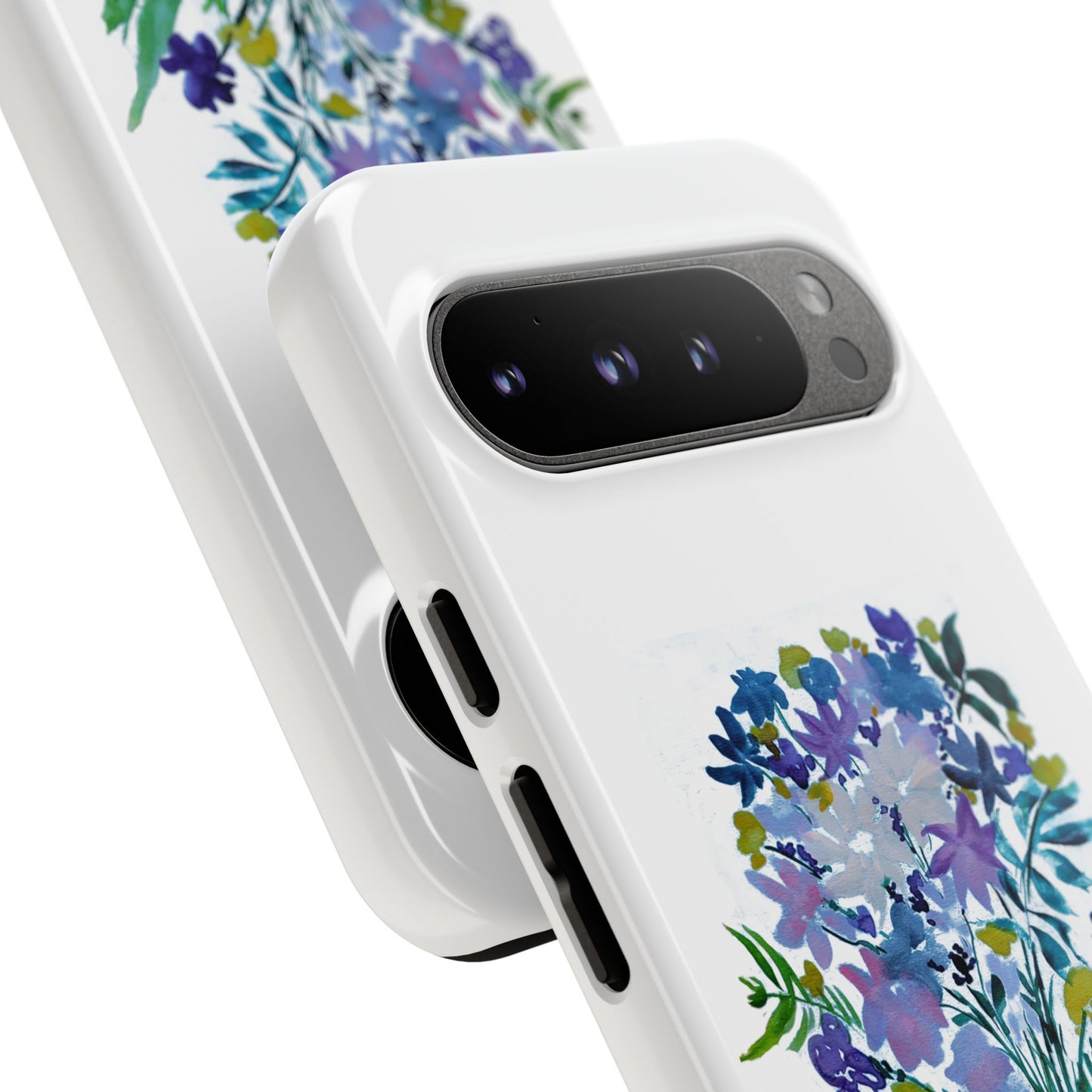 Floral Tough Case for Phone - Vibrant Watercolor Design