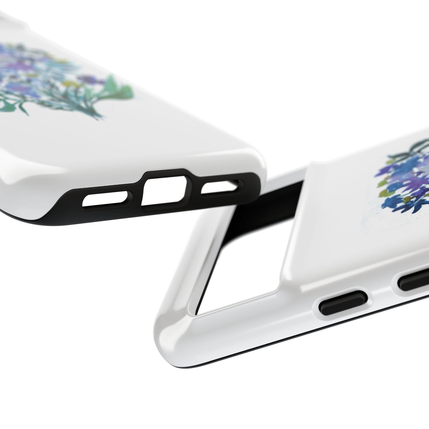 Floral Tough Case for Phone - Vibrant Watercolor Design