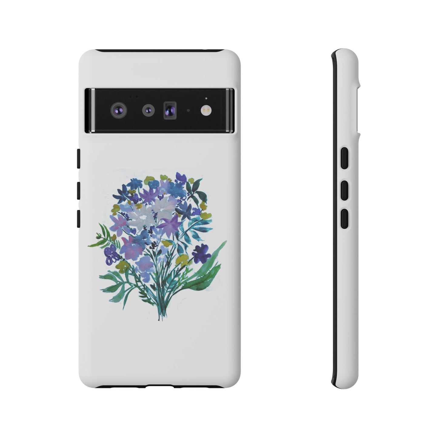 Floral Tough Case for Phone - Vibrant Watercolor Design