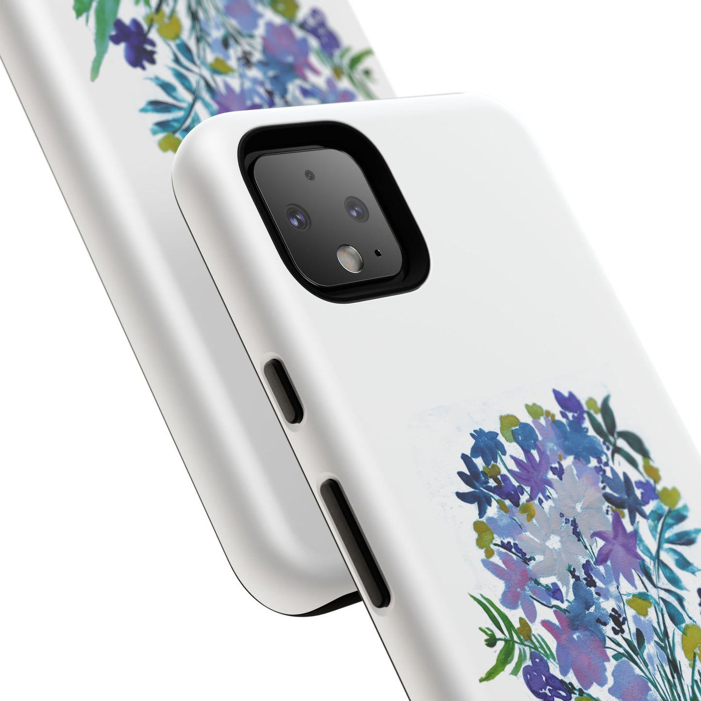 Floral Tough Case for Phone - Vibrant Watercolor Design