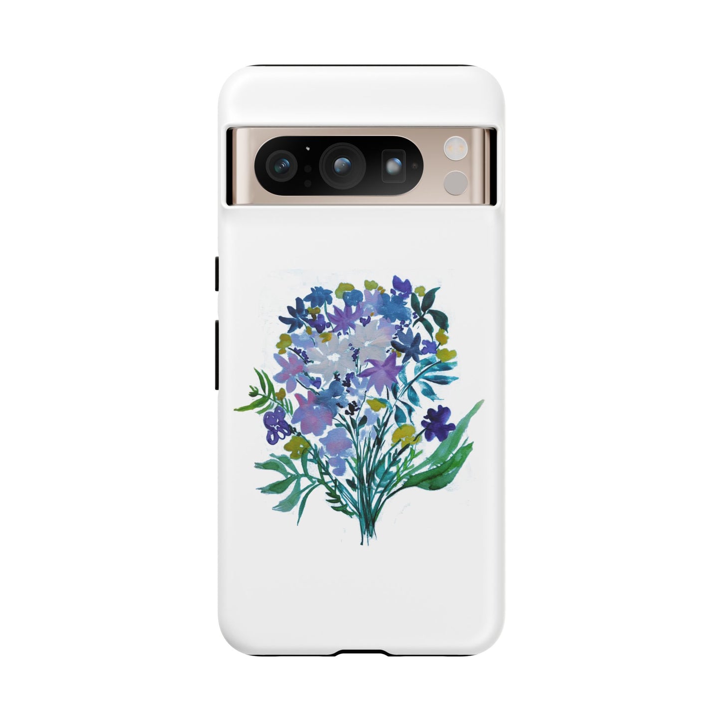 Floral Tough Case for Phone - Vibrant Watercolor Design