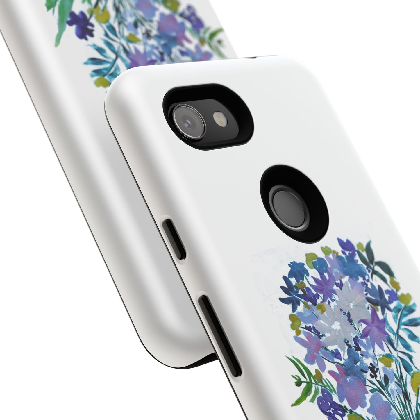 Floral Tough Case for Phone - Vibrant Watercolor Design