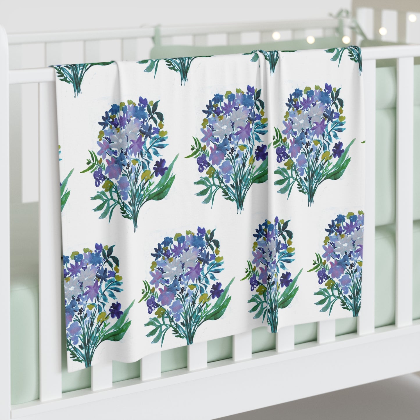 White Baby Swaddle Blanket