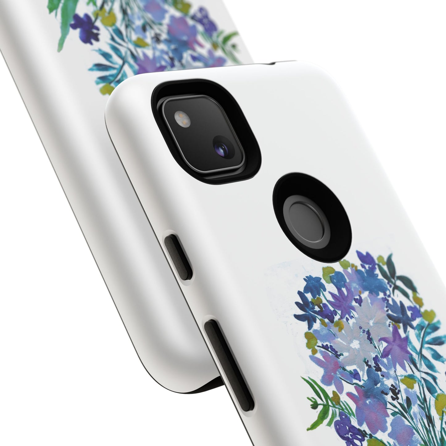 Floral Tough Case for Phone - Vibrant Watercolor Design