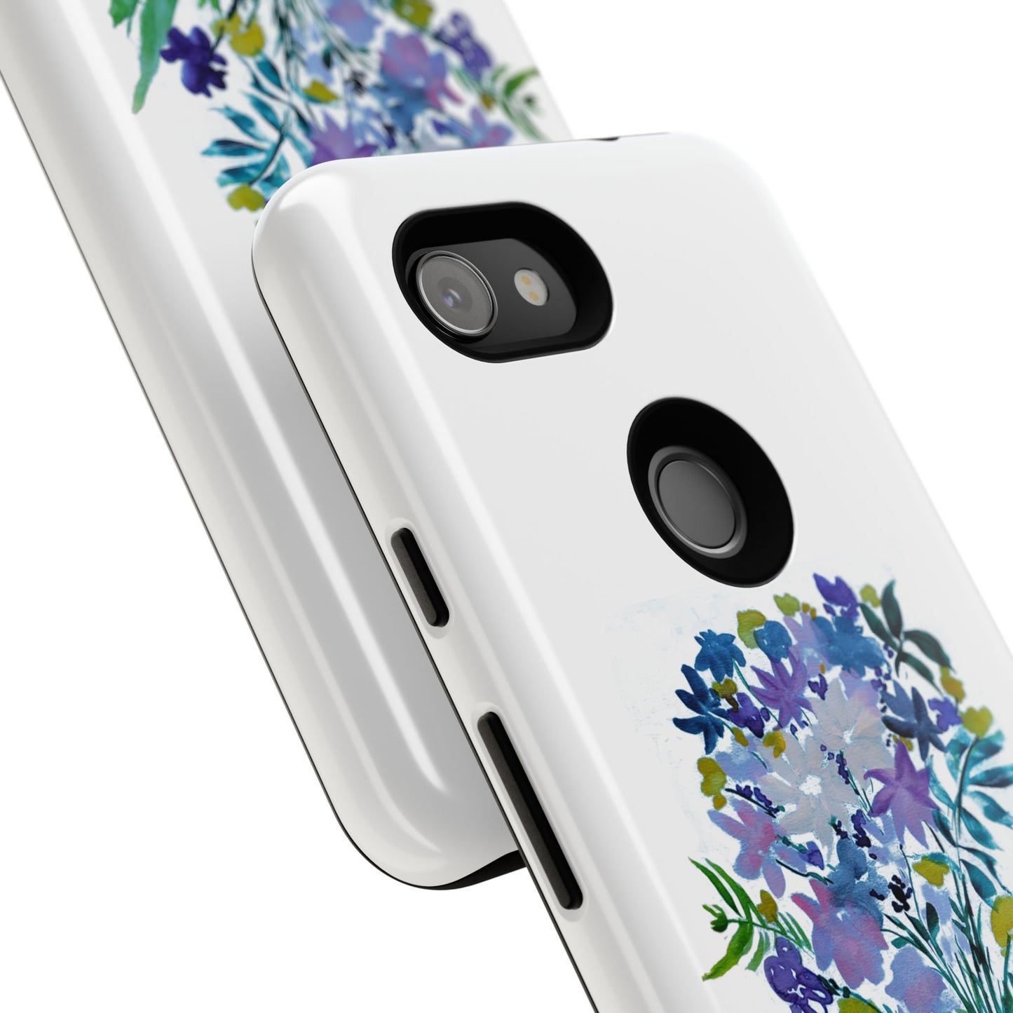 Floral Tough Case for Phone - Vibrant Watercolor Design