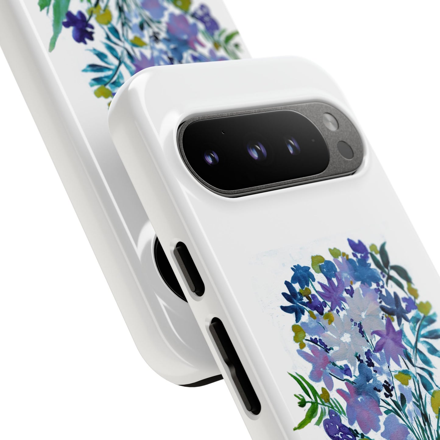 Floral Tough Case for Phone - Vibrant Watercolor Design