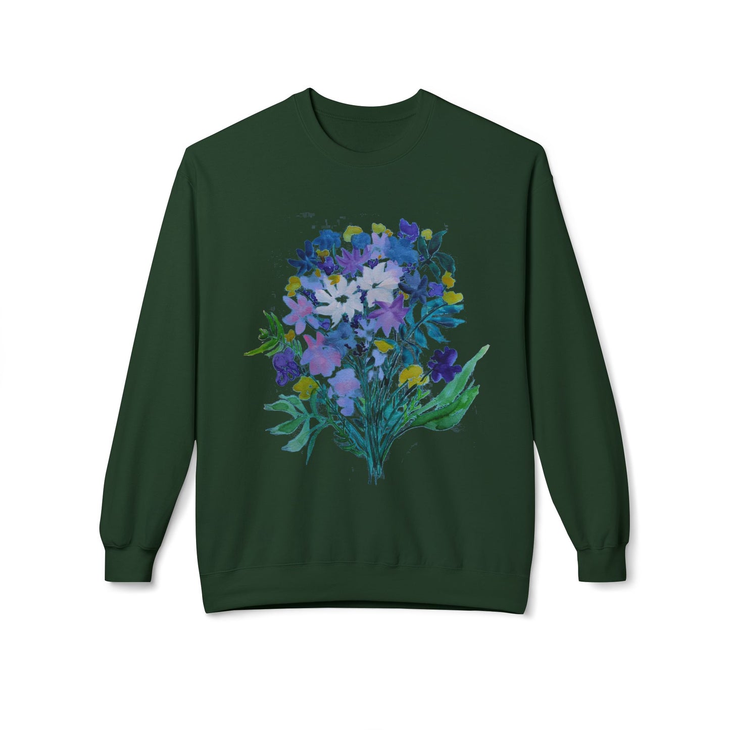 Crewneck Sweatshirt - Cozy Midweight Fleece for Spring