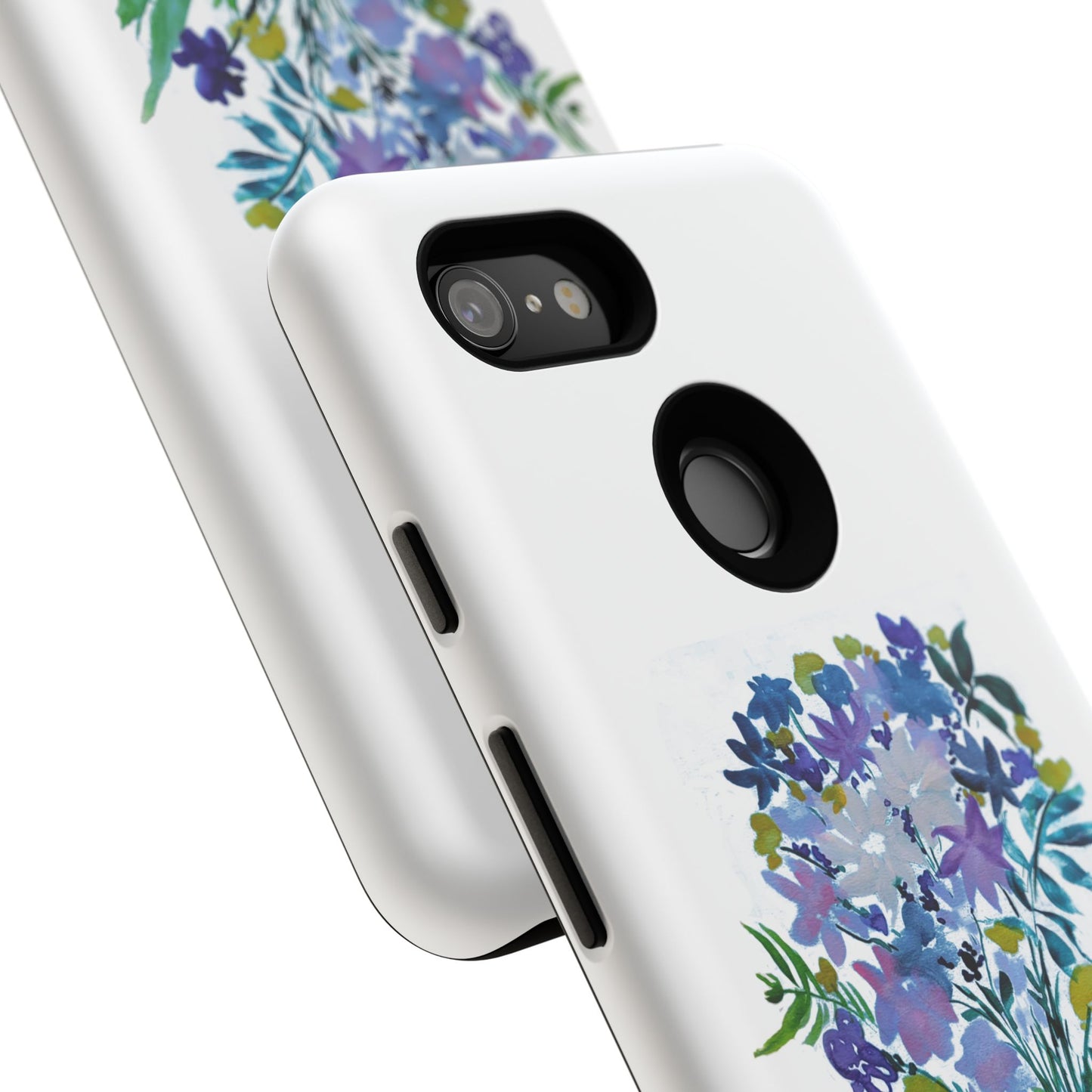 Floral Tough Case for Phone - Vibrant Watercolor Design