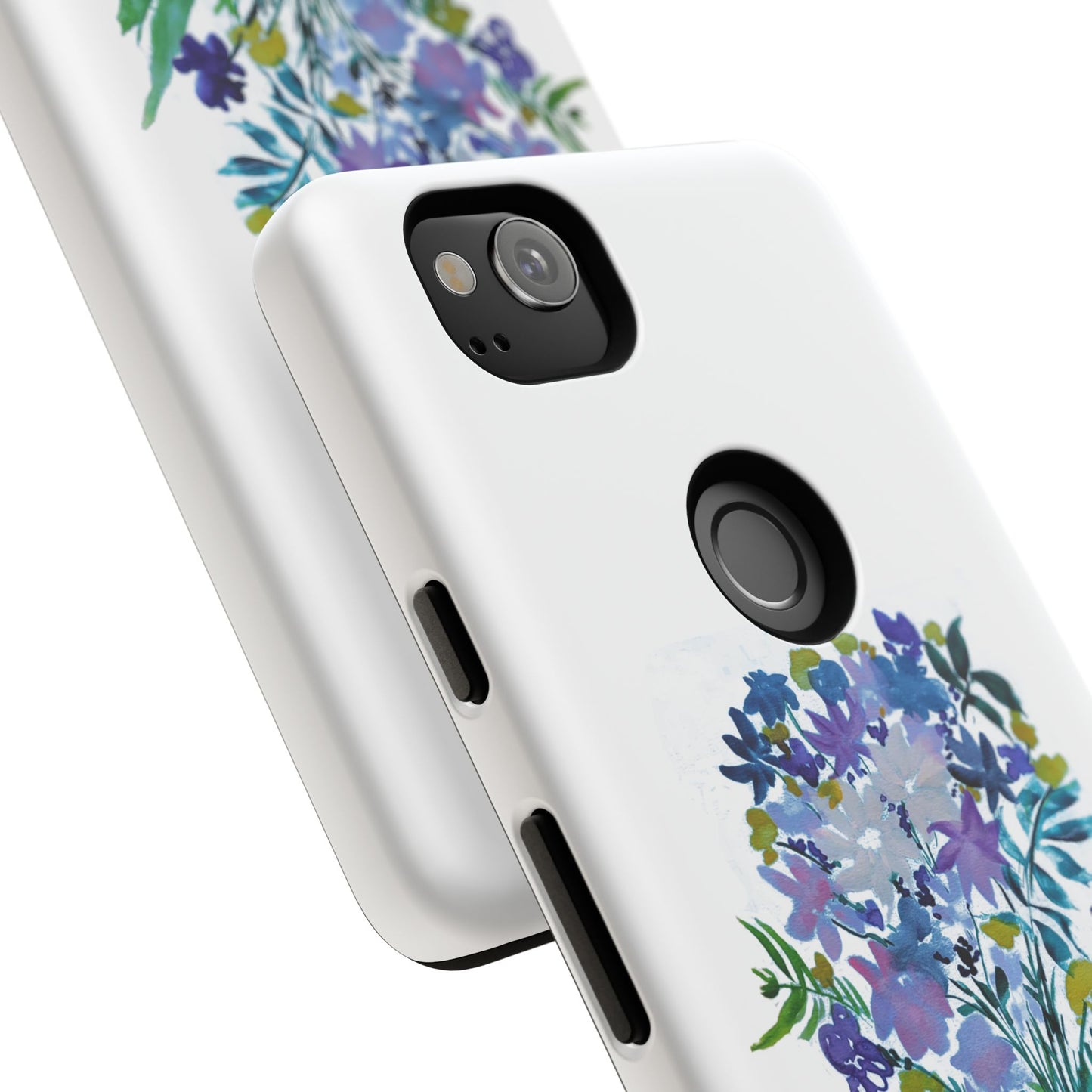 Floral Tough Case for Phone - Vibrant Watercolor Design