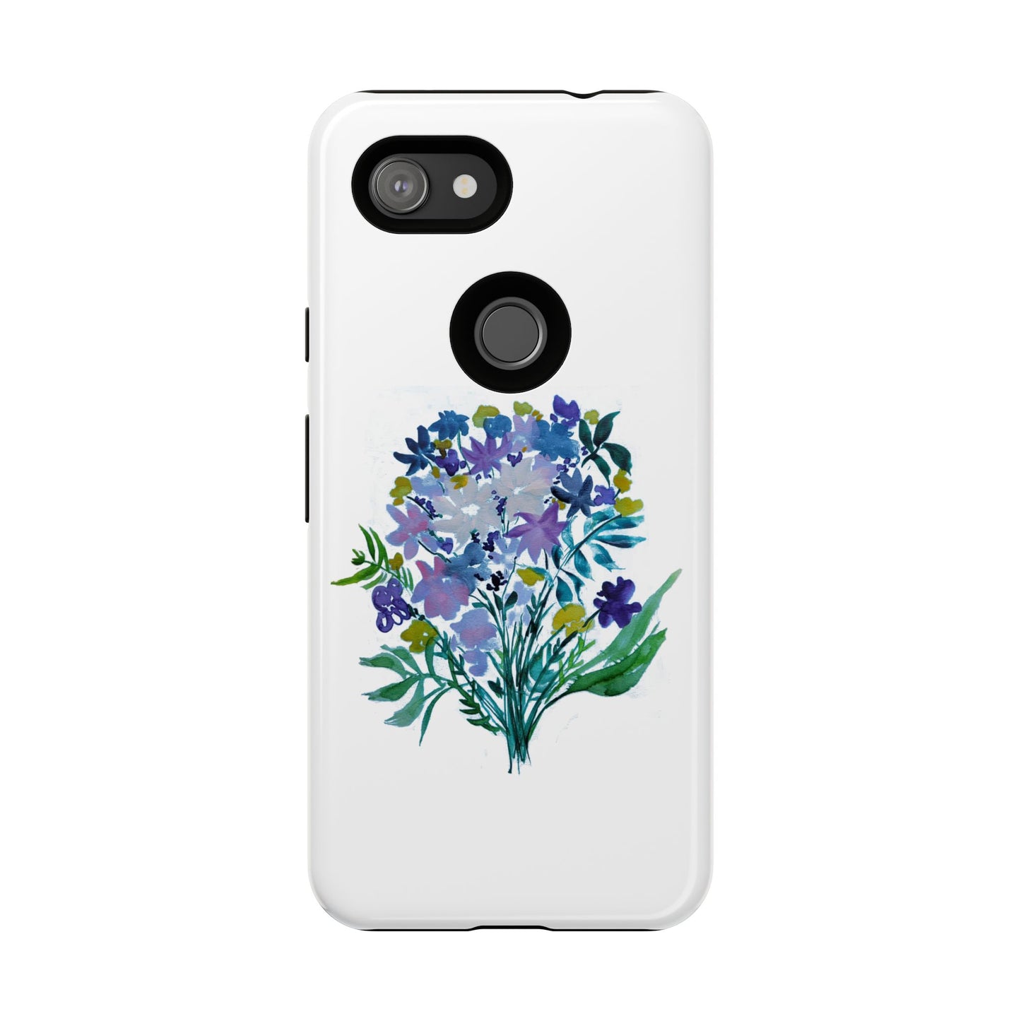 Floral Tough Case for Phone - Vibrant Watercolor Design