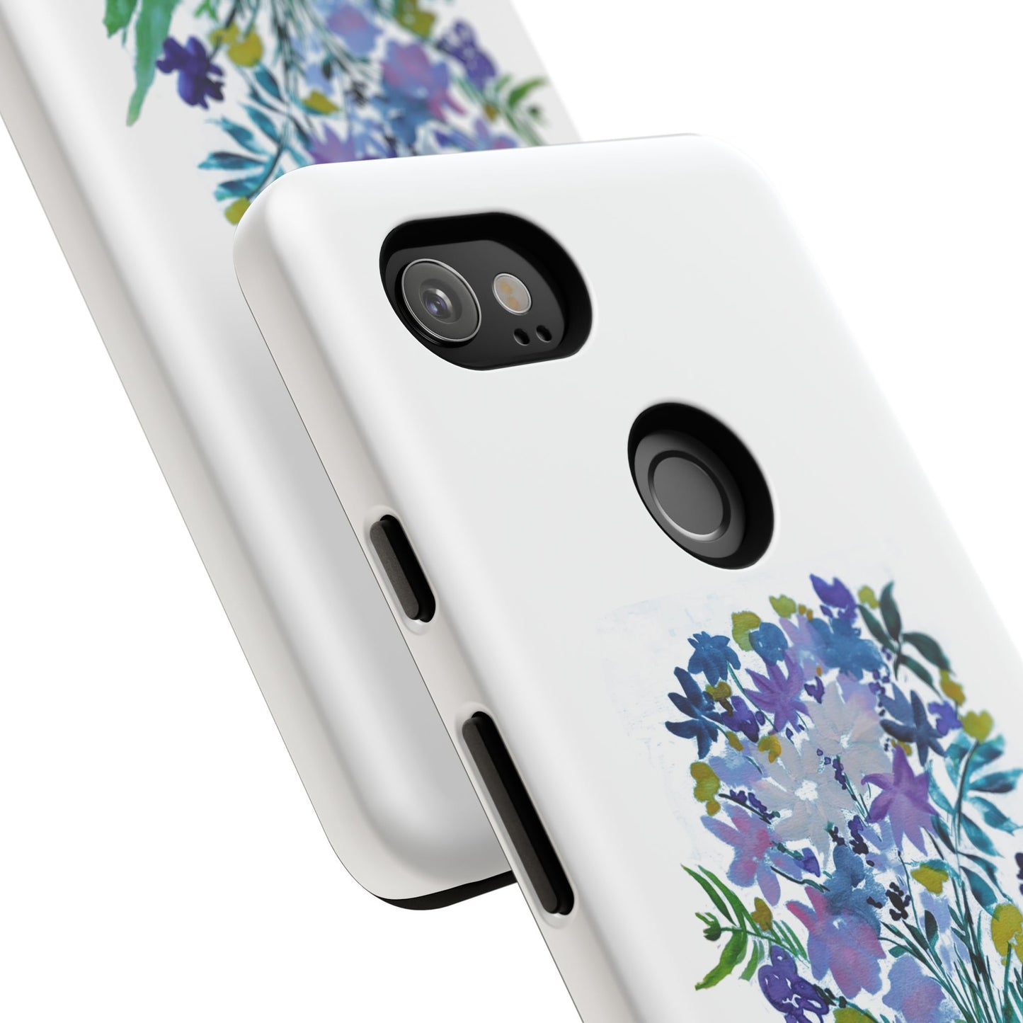 Floral Tough Case for Phone - Vibrant Watercolor Design