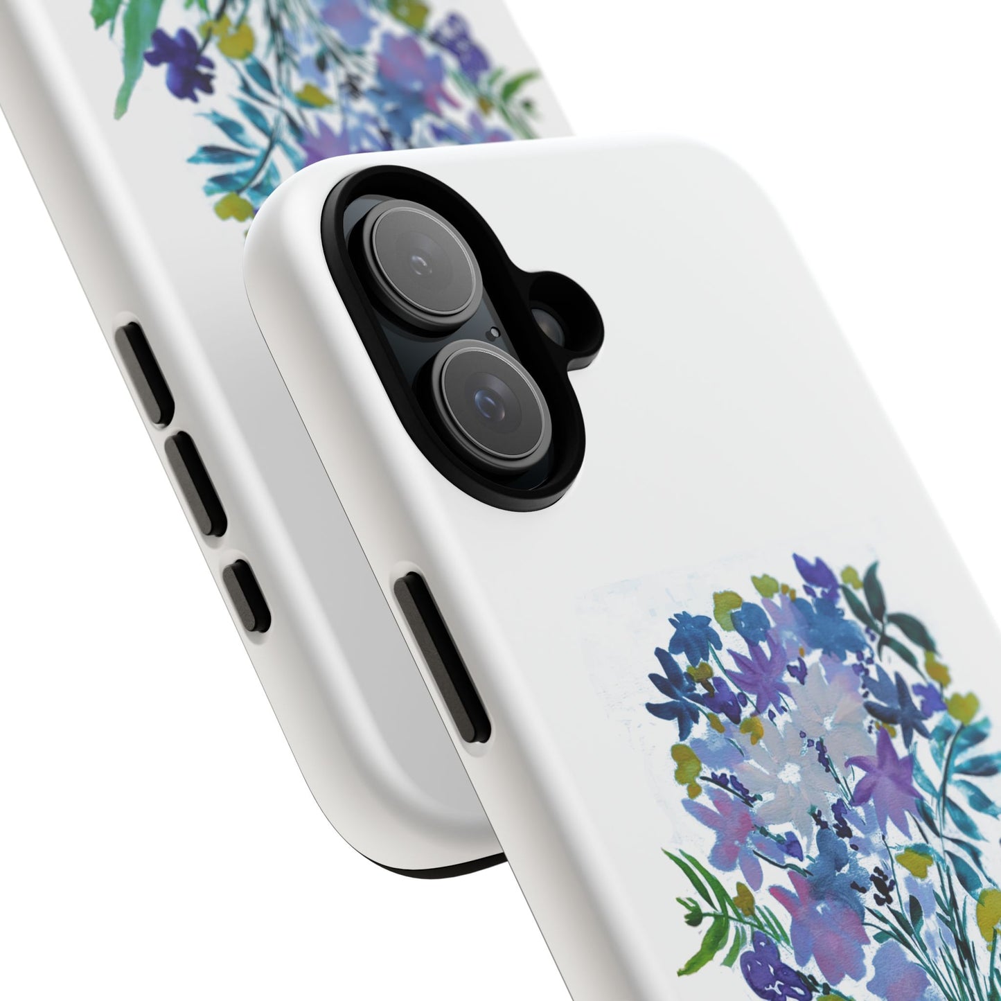 Floral Tough Case for Phone - Vibrant Watercolor Design