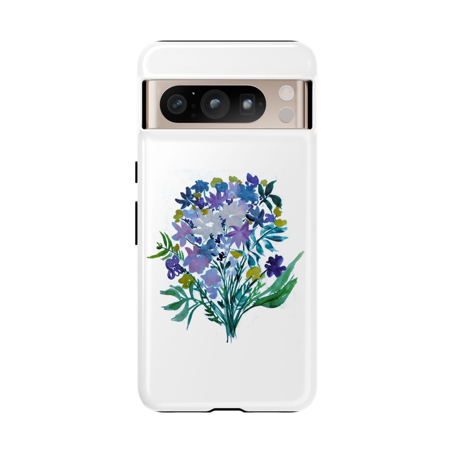 Floral Tough Case for Phone - Vibrant Watercolor Design