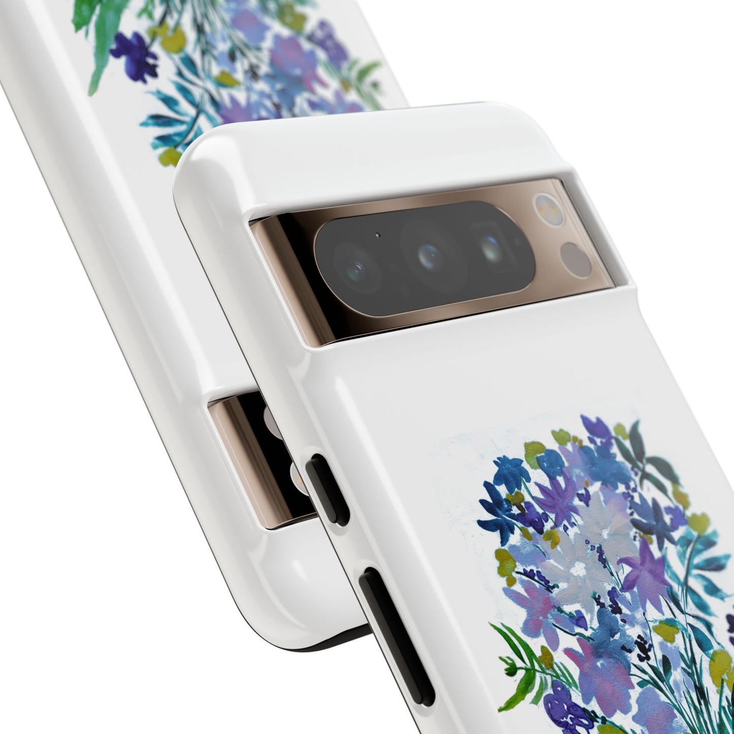 Floral Tough Case for Phone - Vibrant Watercolor Design