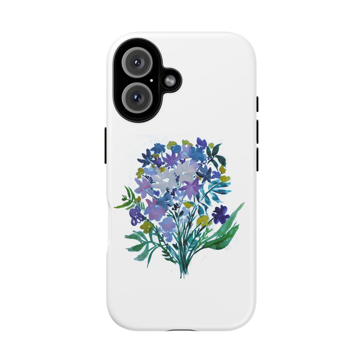 Floral Tough Case for Phone - Vibrant Watercolor Design