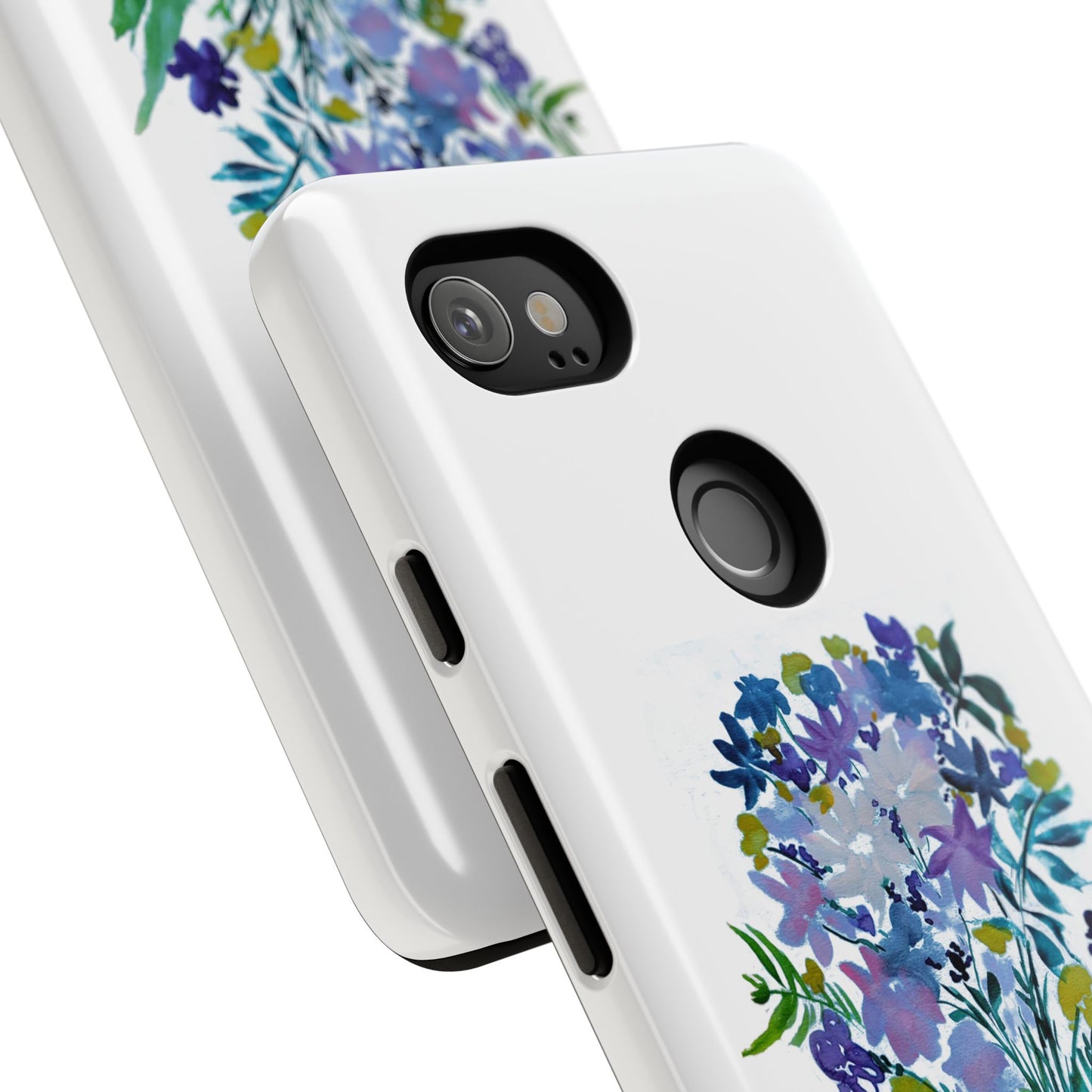 Floral Tough Case for Phone - Vibrant Watercolor Design