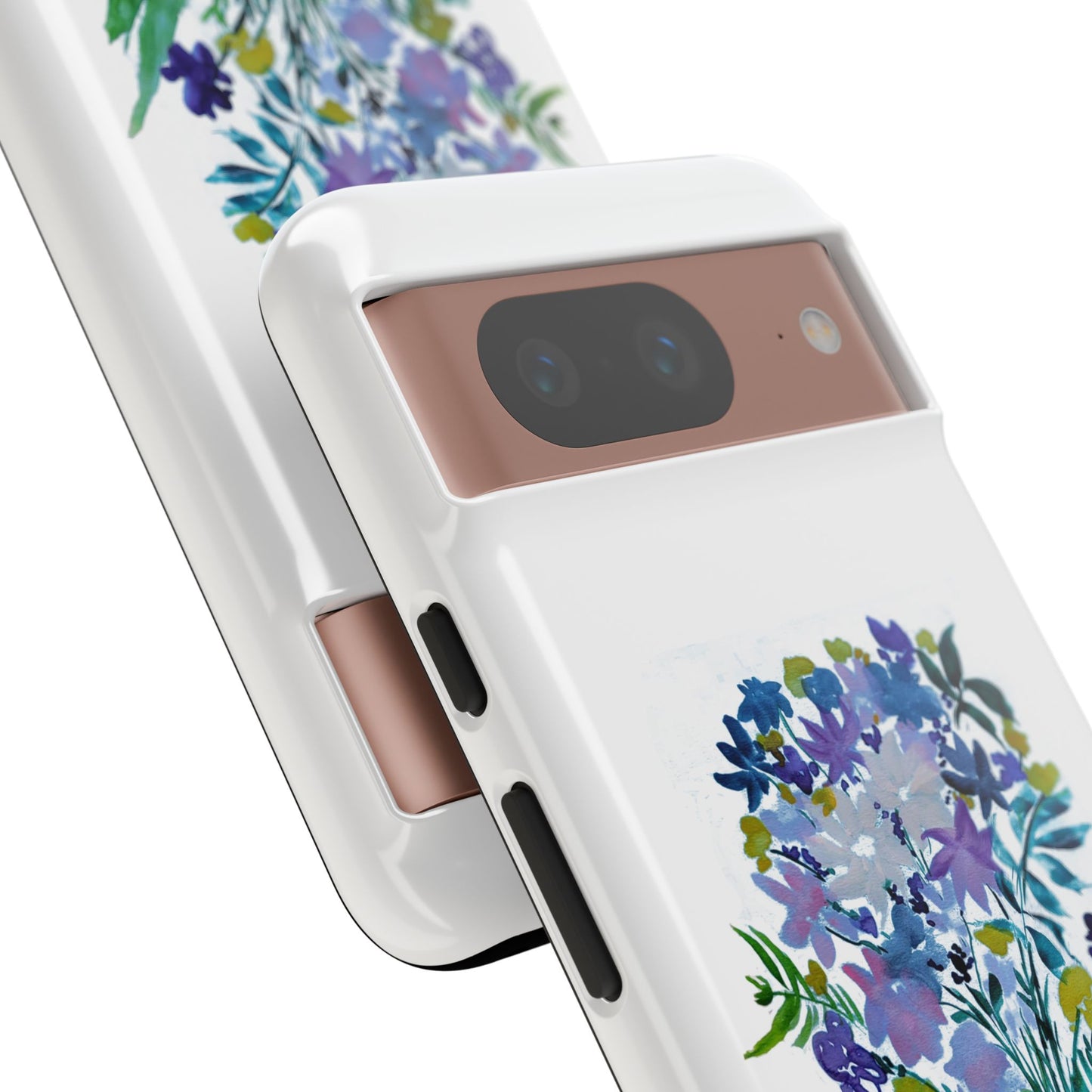 Floral Tough Case for Phone - Vibrant Watercolor Design