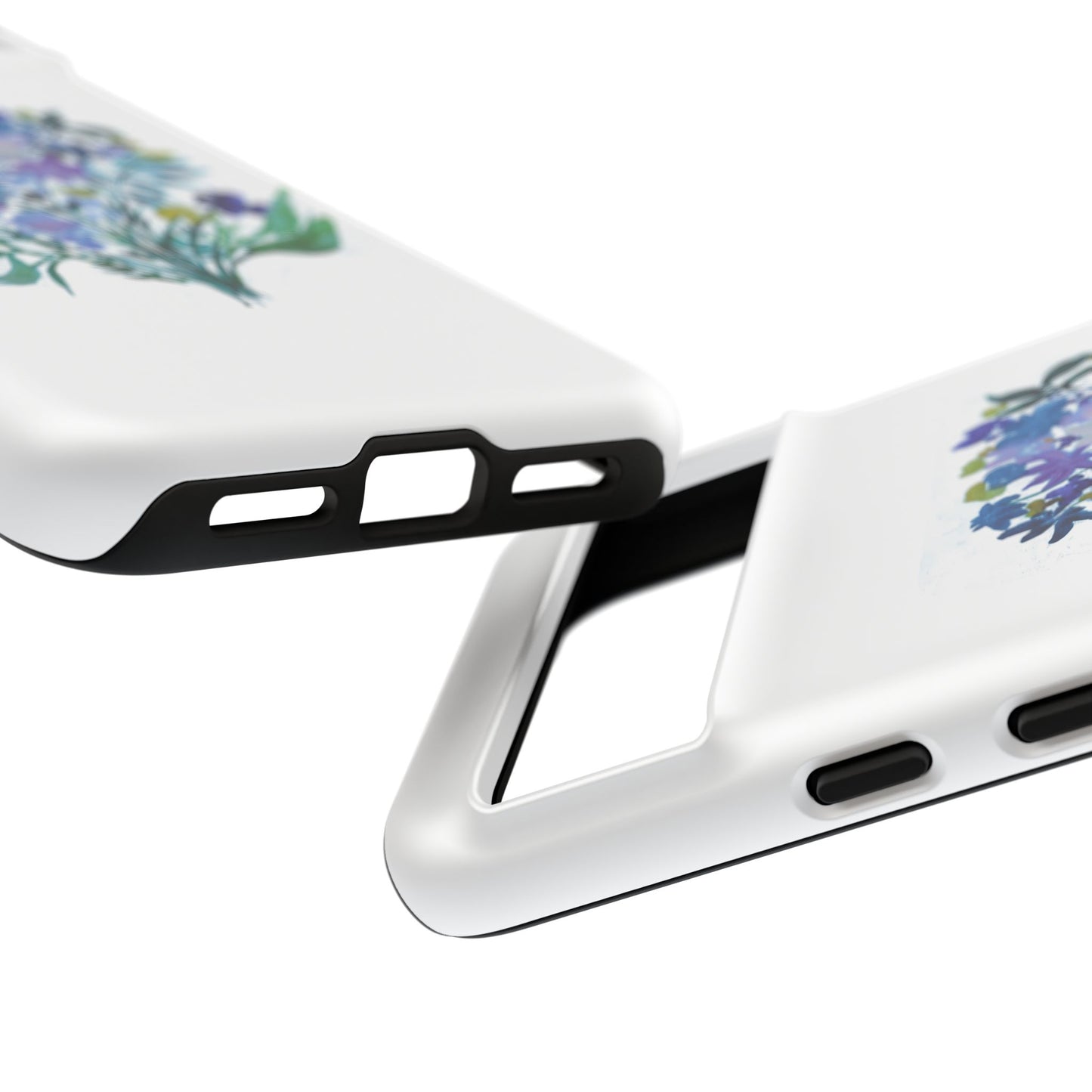 Floral Tough Case for Phone - Vibrant Watercolor Design