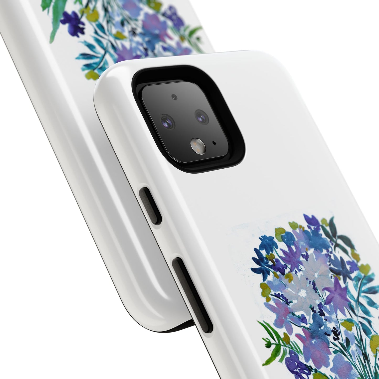 Floral Tough Case for Phone - Vibrant Watercolor Design