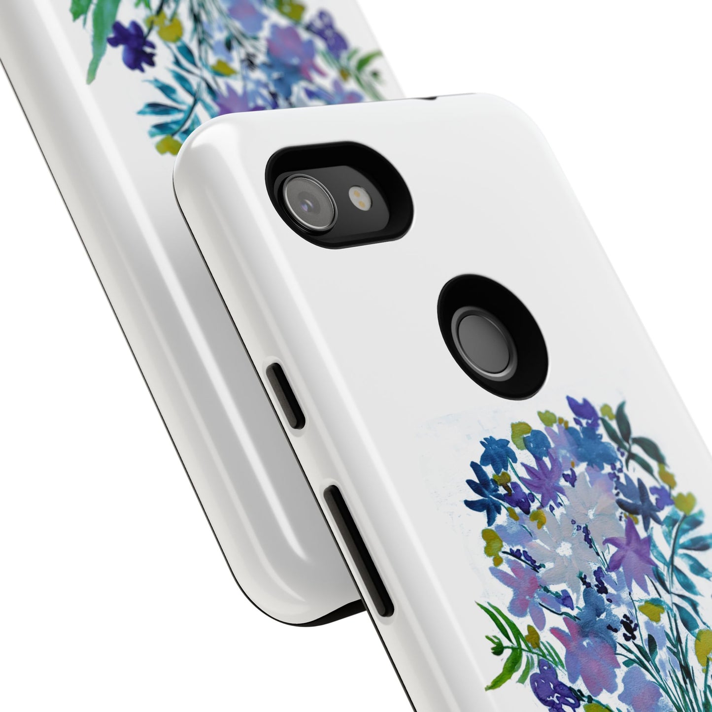 Floral Tough Case for Phone - Vibrant Watercolor Design