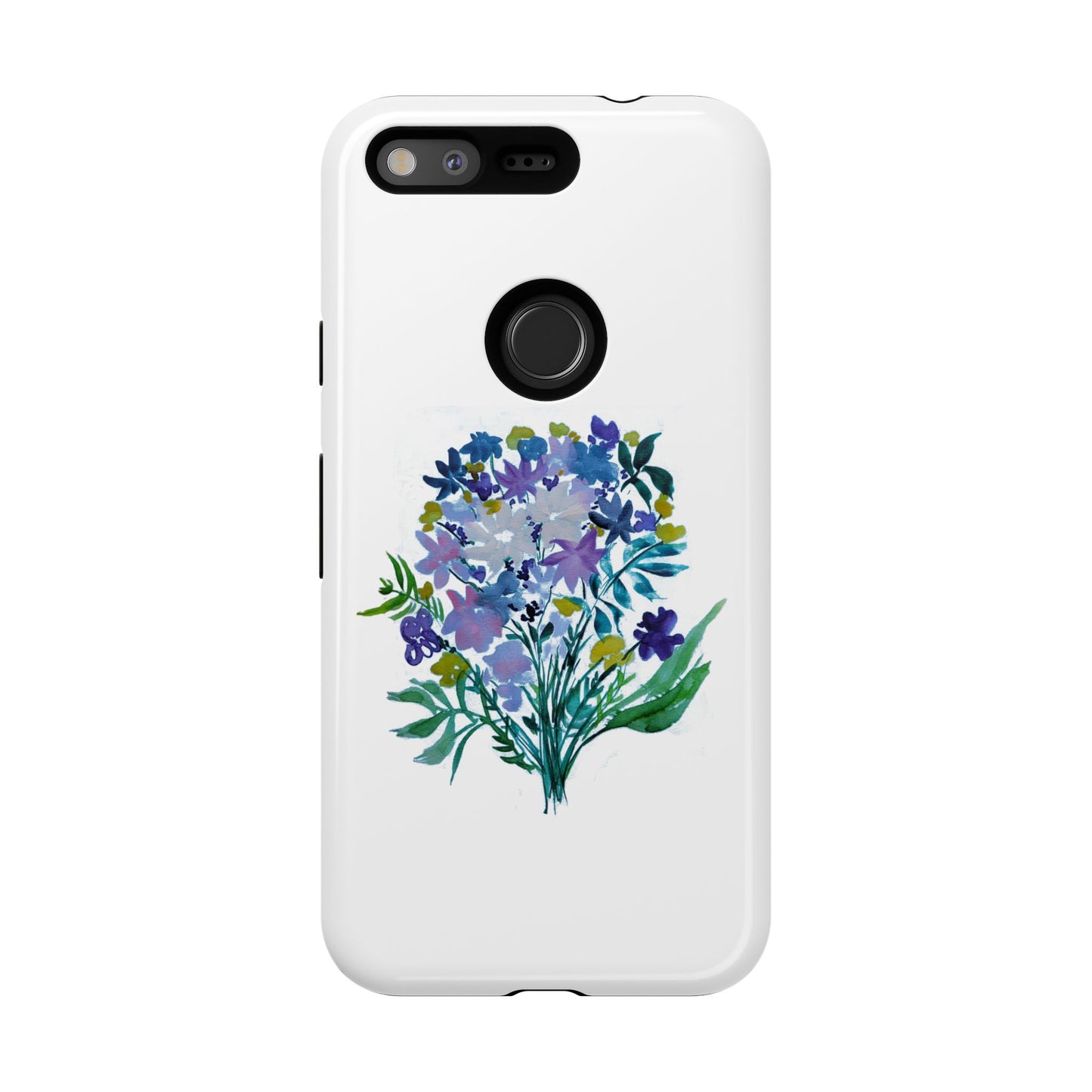 Floral Tough Case for Phone - Vibrant Watercolor Design