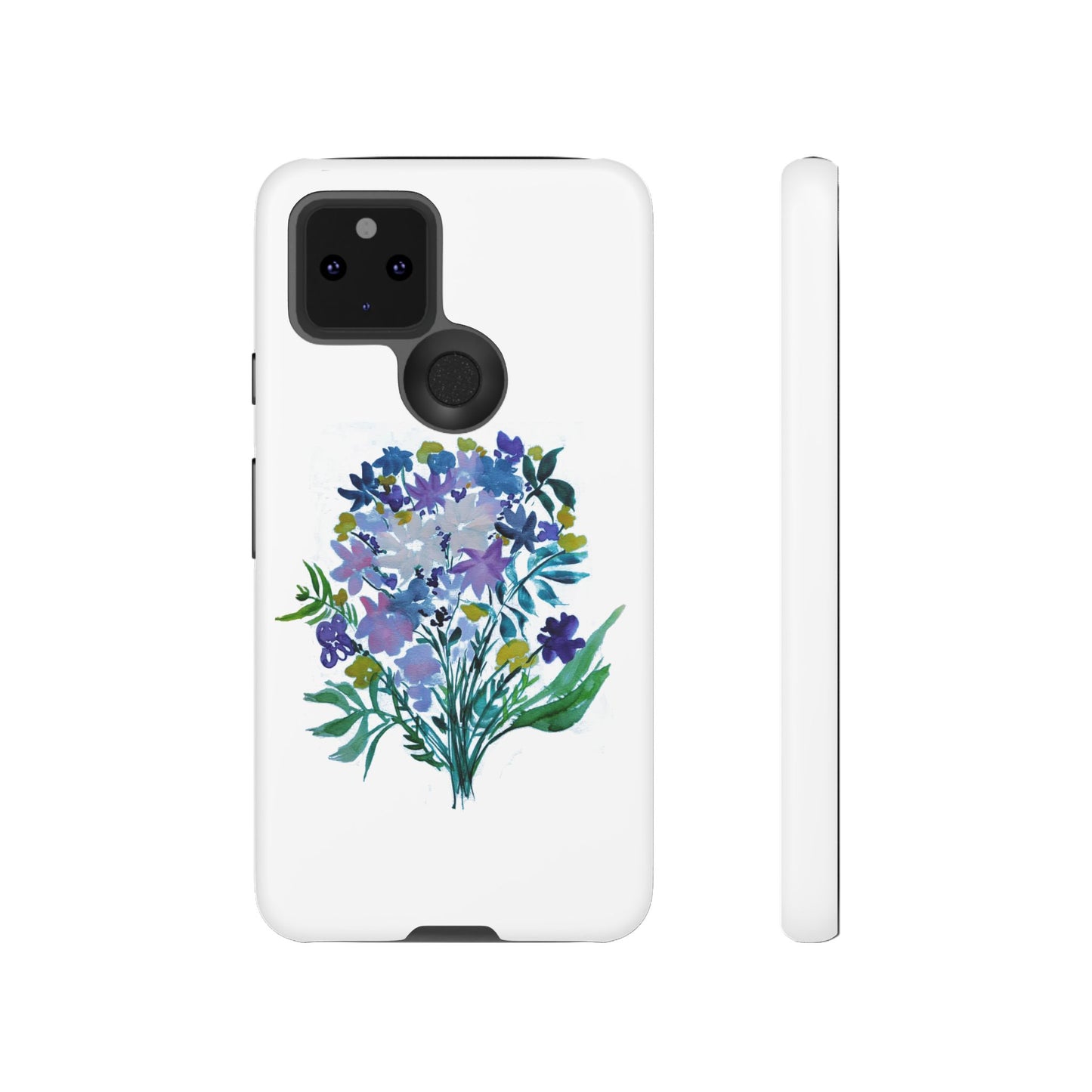 Floral Tough Case for Phone - Vibrant Watercolor Design