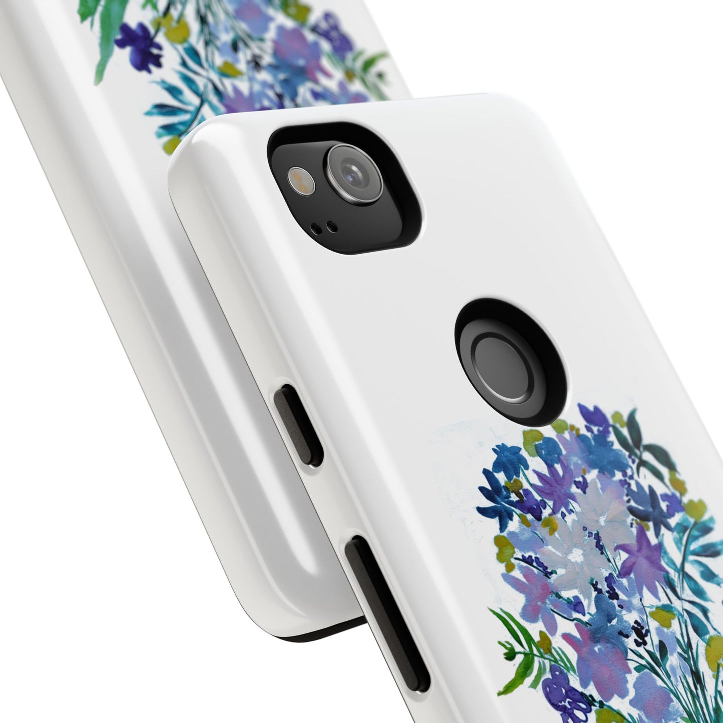Floral Tough Case for Phone - Vibrant Watercolor Design