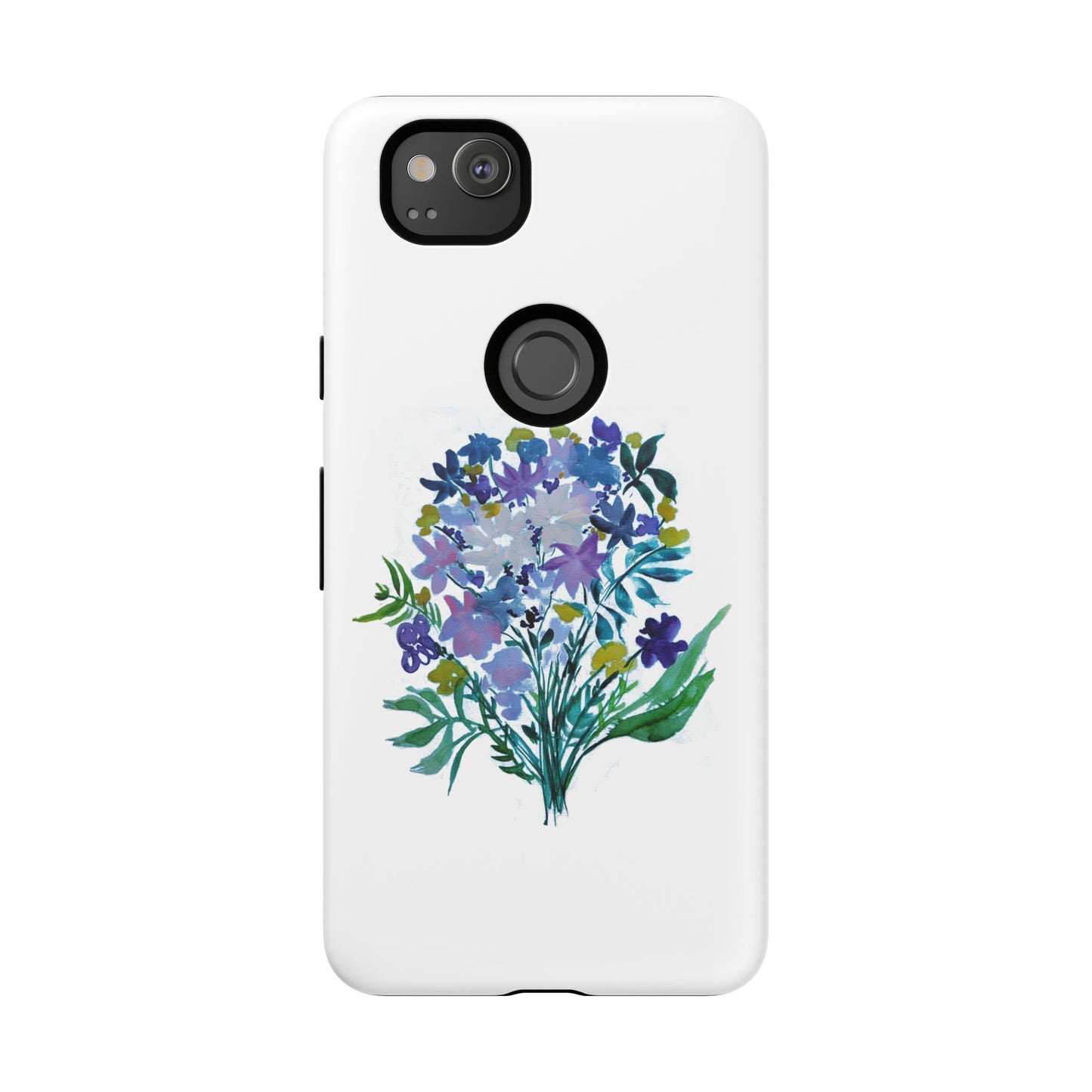 Floral Tough Case for Phone - Vibrant Watercolor Design
