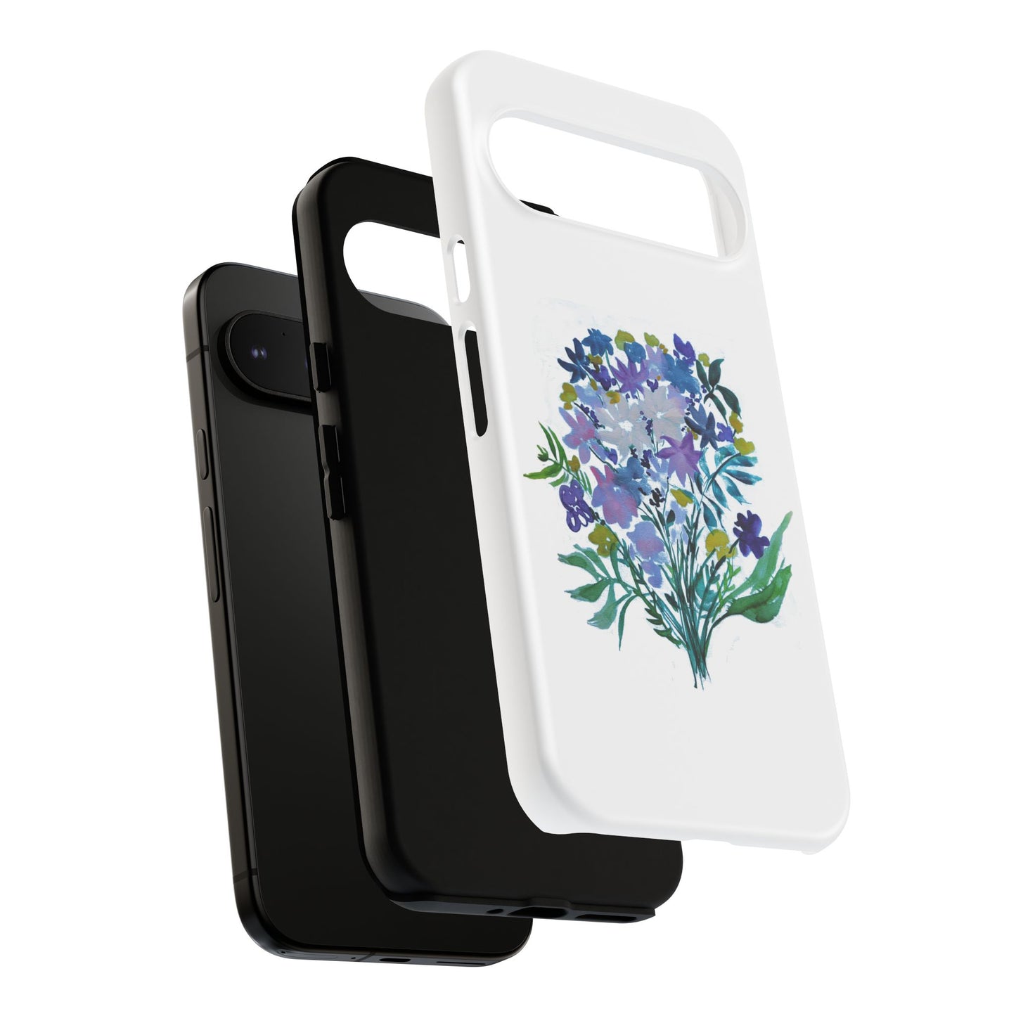 Floral Tough Case for Phone - Vibrant Watercolor Design