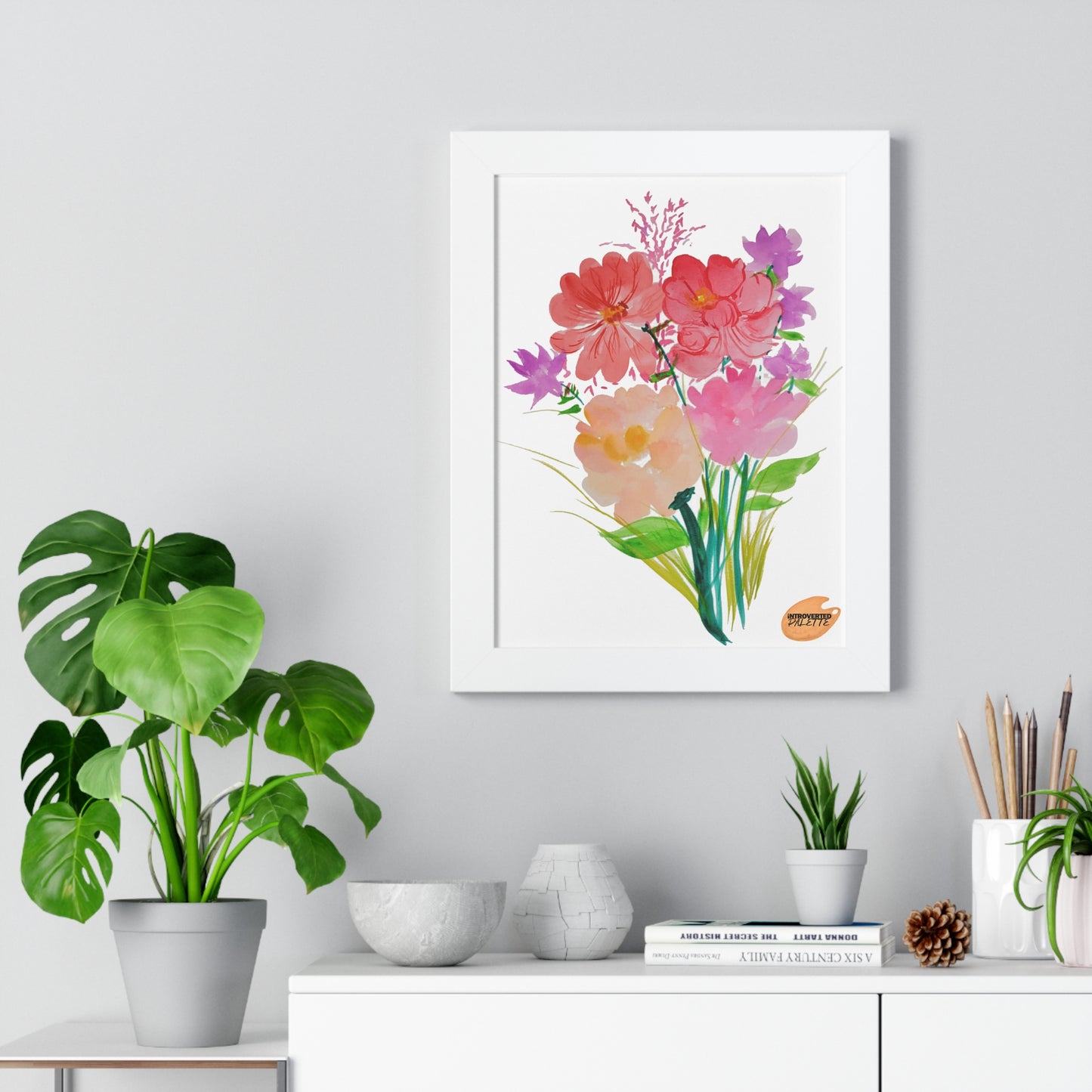 Framed Vertical Poster