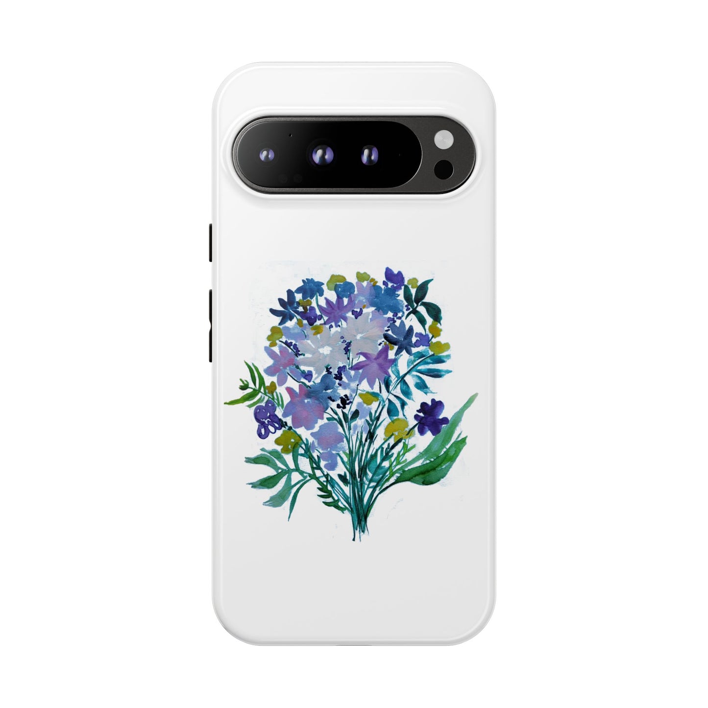 Floral Tough Case for Phone - Vibrant Watercolor Design