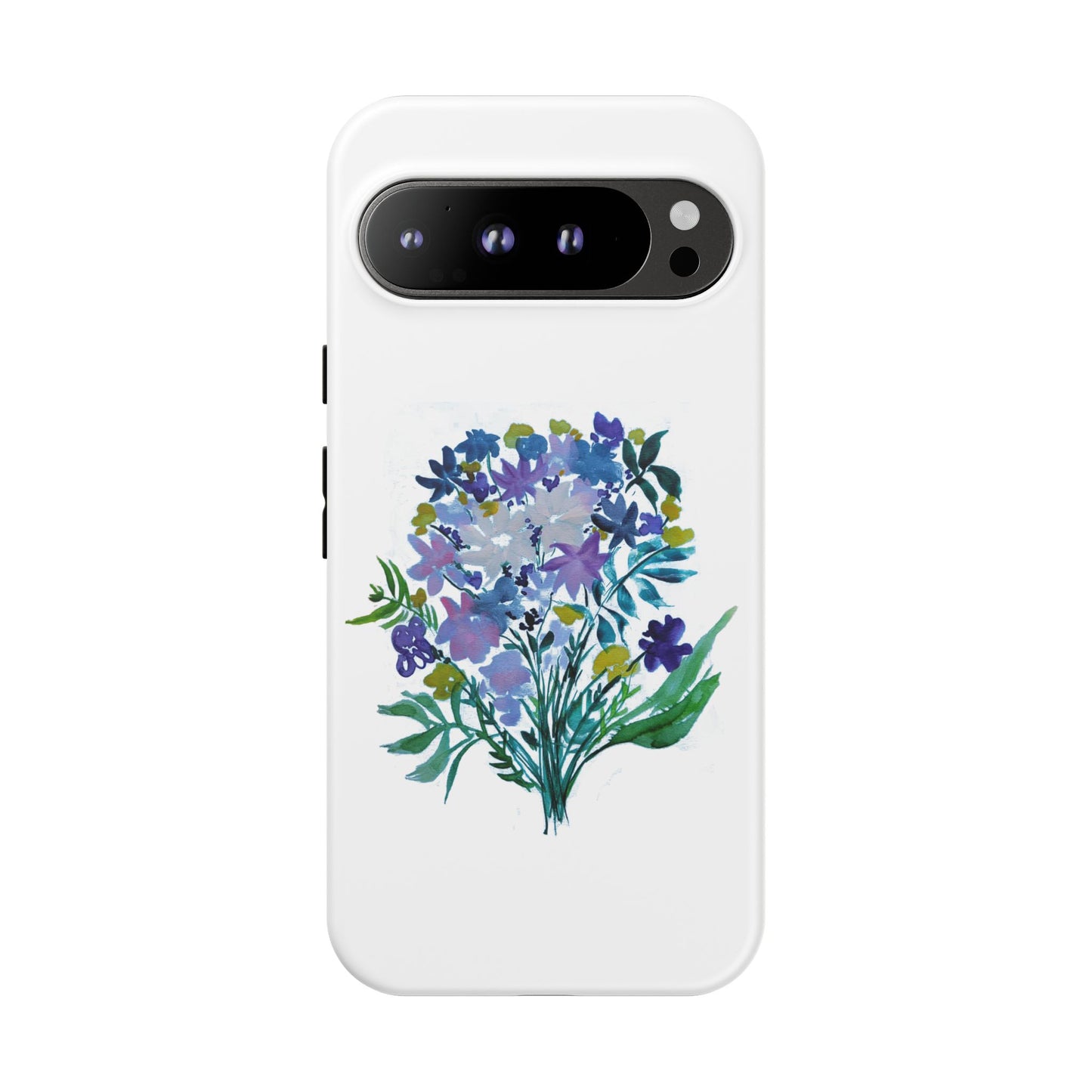Floral Tough Case for Phone - Vibrant Watercolor Design