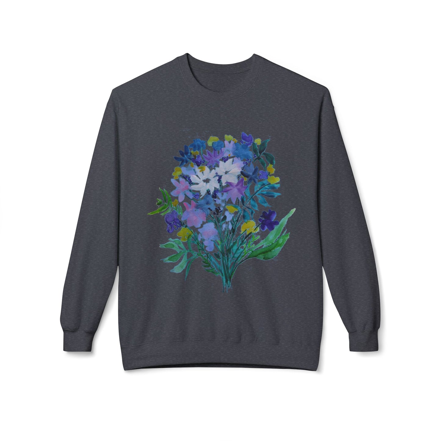 Crewneck Sweatshirt - Cozy Midweight Fleece for Spring