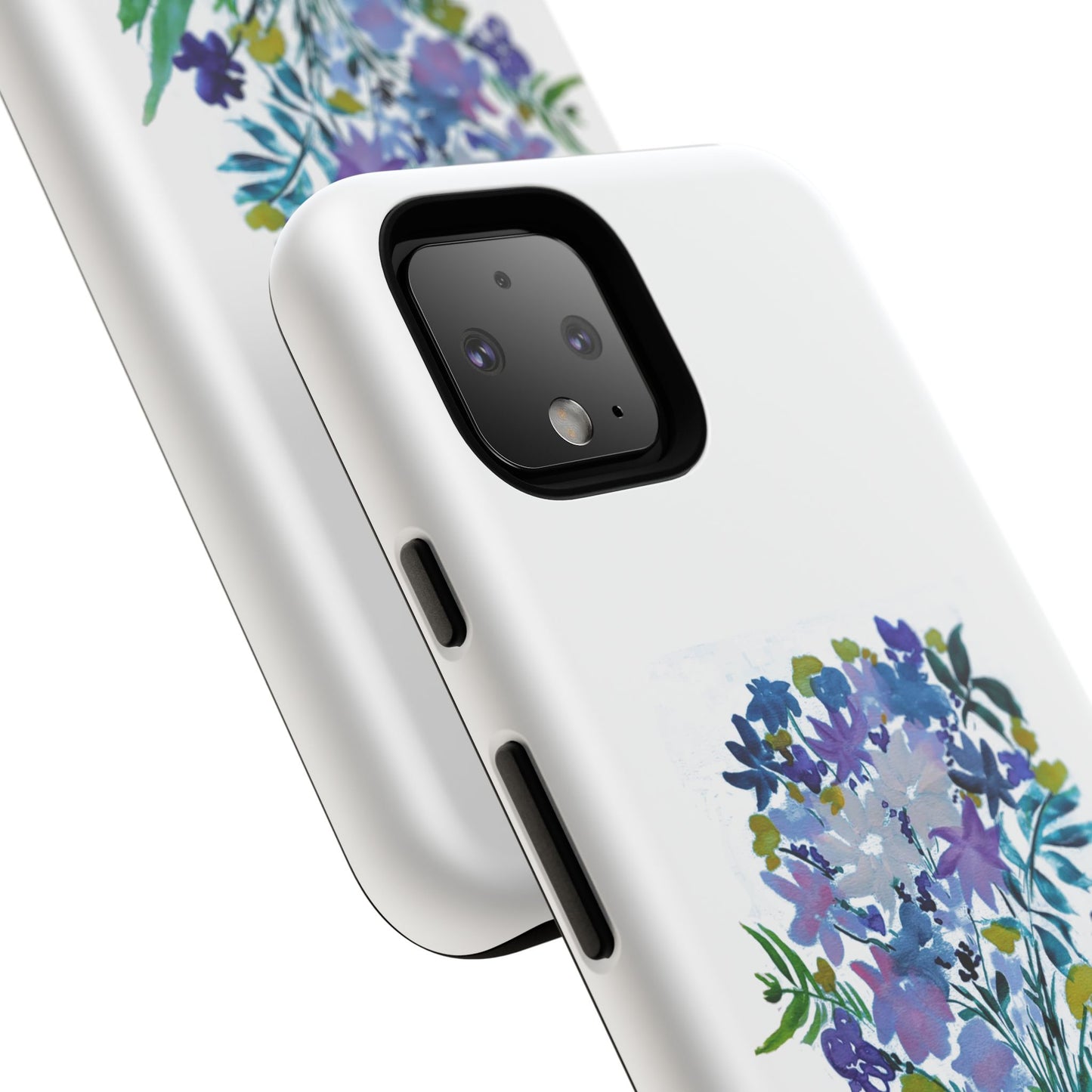 Floral Tough Case for Phone - Vibrant Watercolor Design