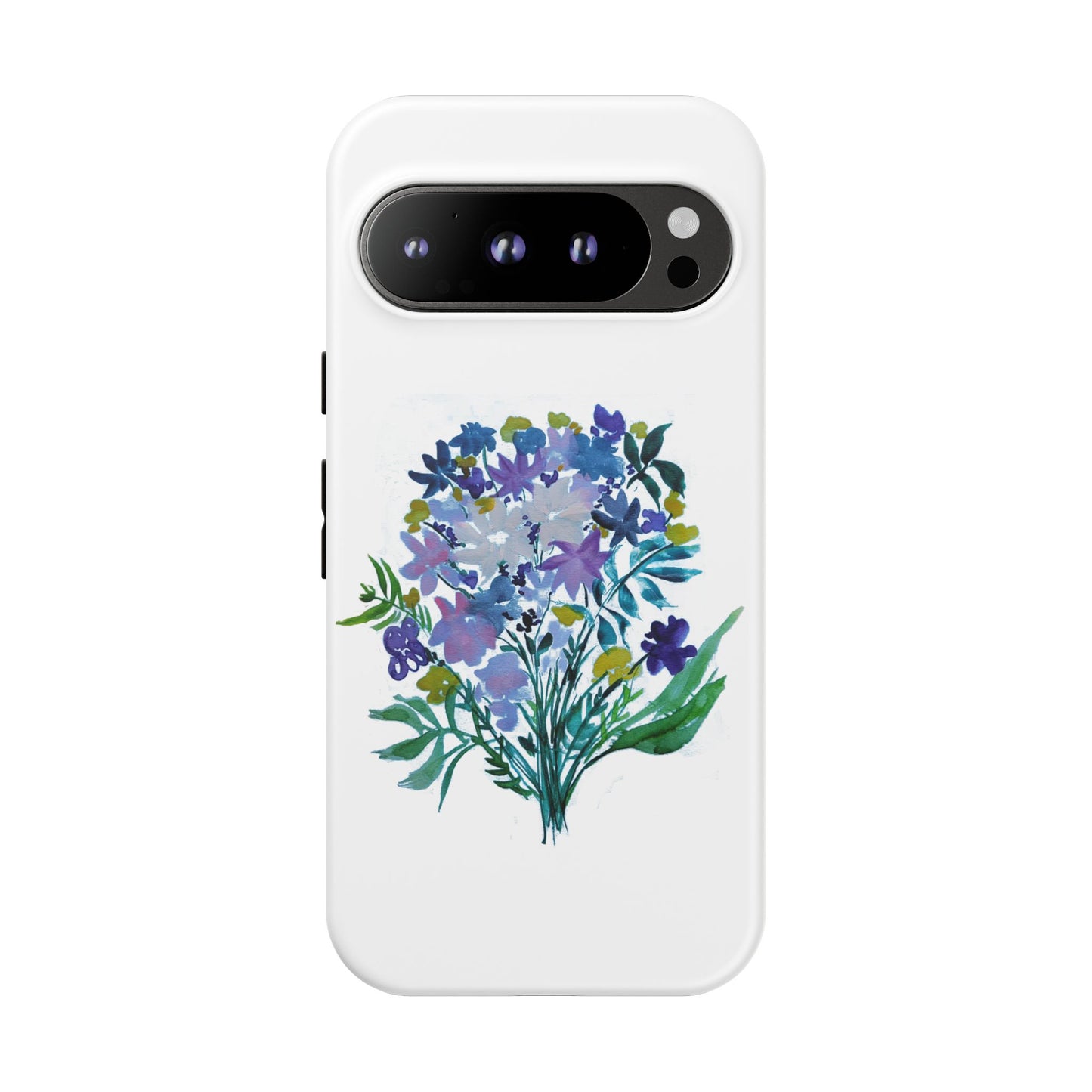Floral Tough Case for Phone - Vibrant Watercolor Design