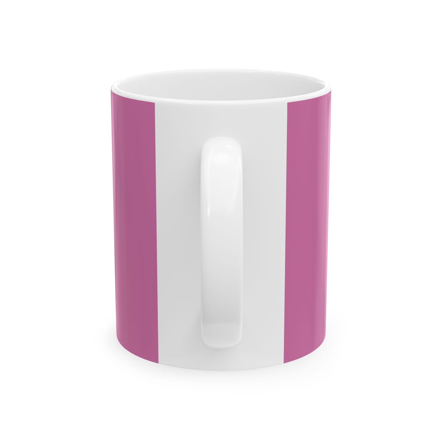 Pink Ceramic Mug, (11oz, 15oz)