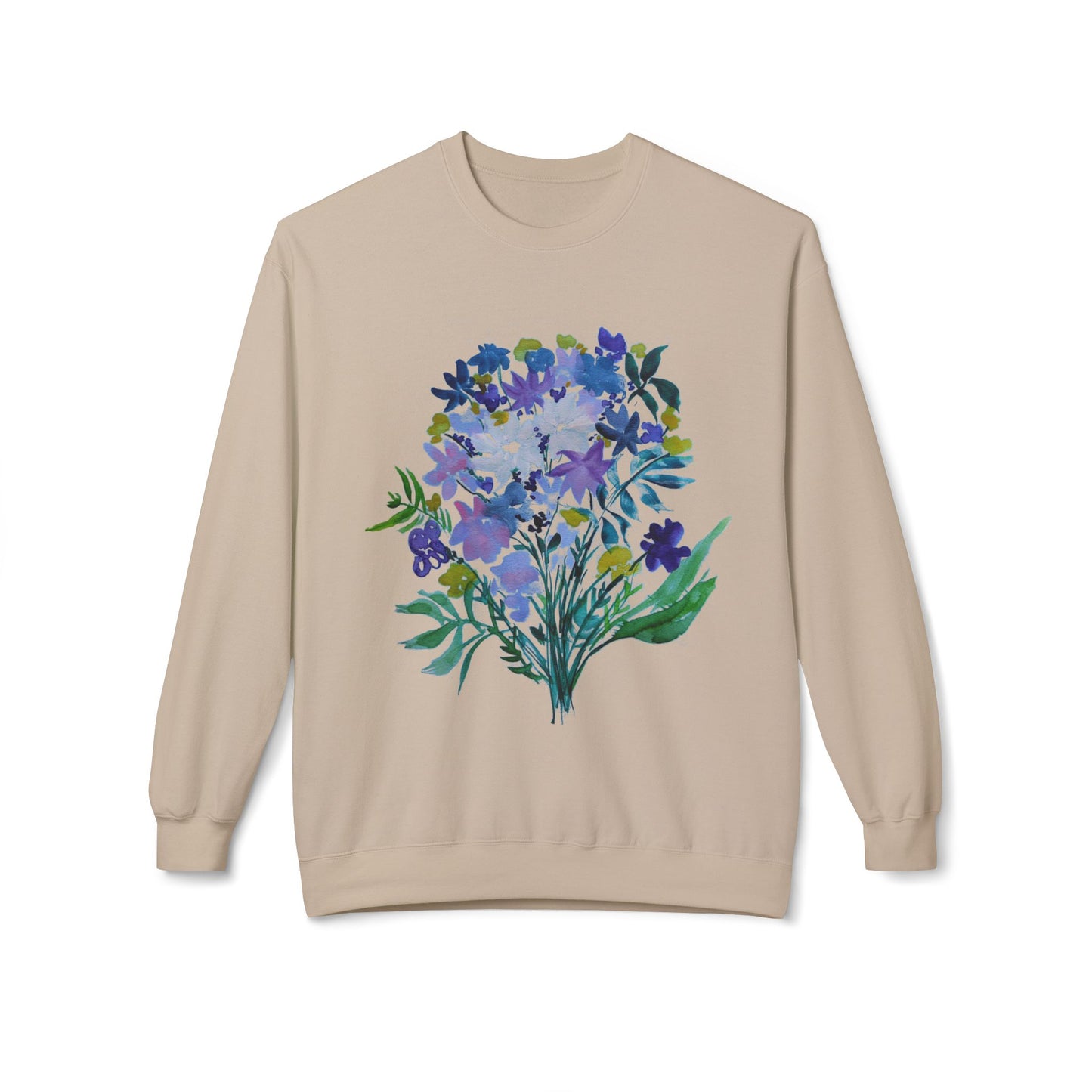 Crewneck Sweatshirt - Cozy Midweight Fleece for Spring