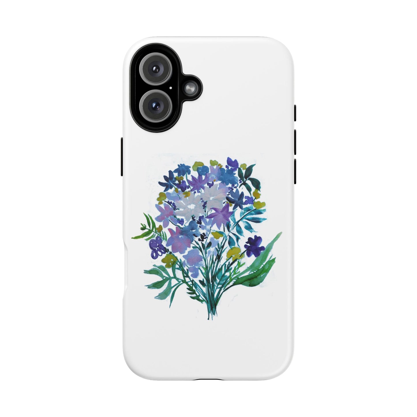 Floral Tough Case for Phone - Vibrant Watercolor Design