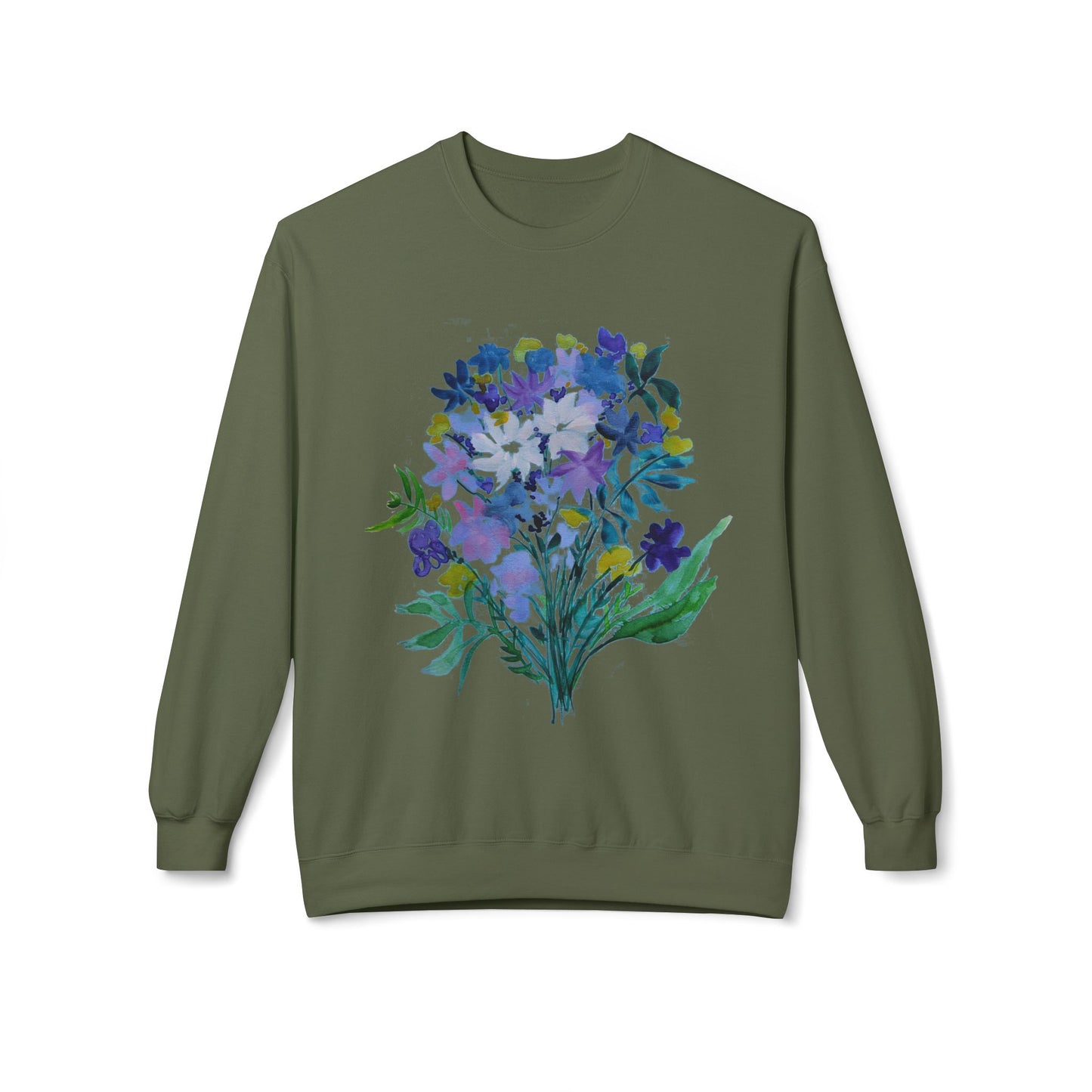 Crewneck Sweatshirt - Cozy Midweight Fleece for Spring