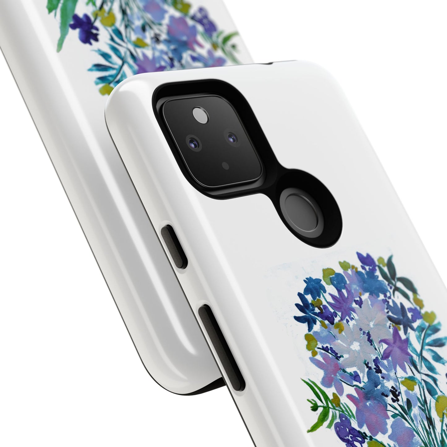 Floral Tough Case for Phone - Vibrant Watercolor Design