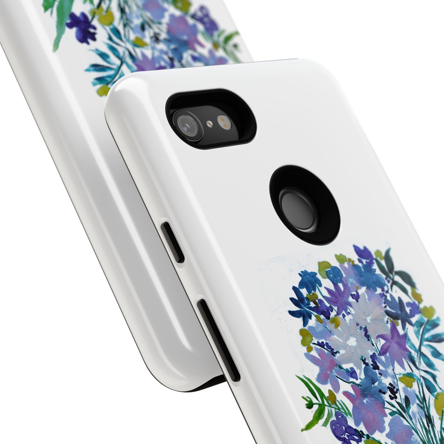 Floral Tough Case for Phone - Vibrant Watercolor Design
