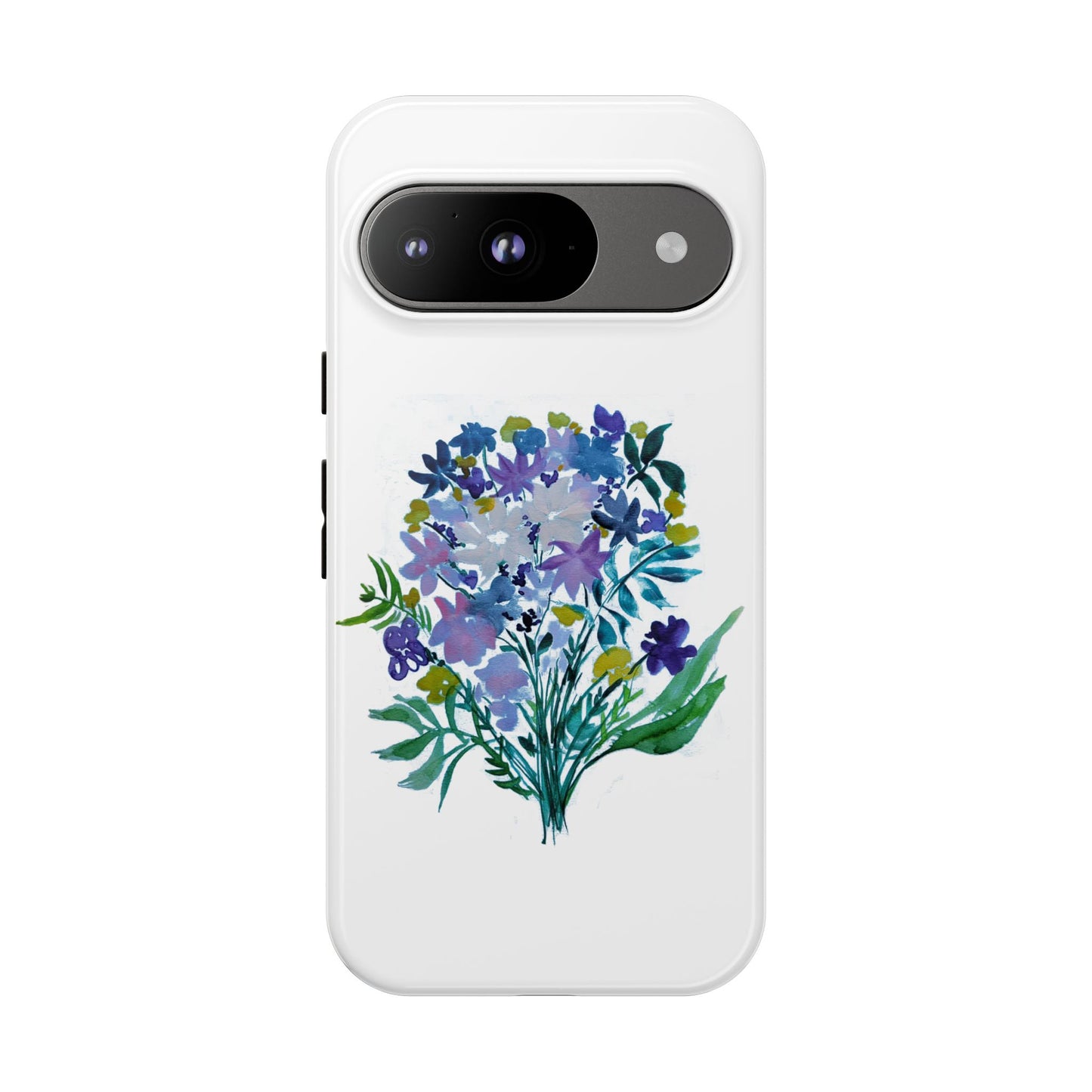 Floral Tough Case for Phone - Vibrant Watercolor Design