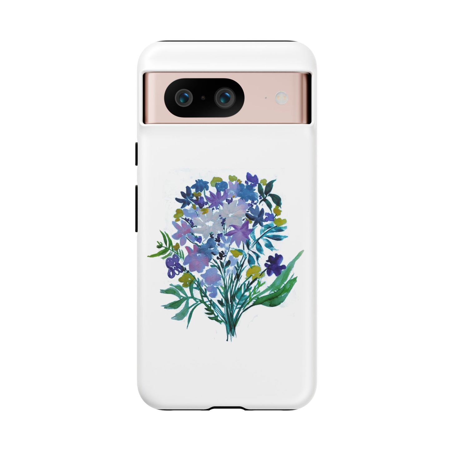 Floral Tough Case for Phone - Vibrant Watercolor Design