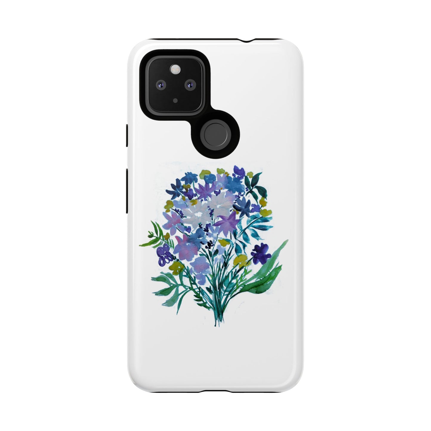 Floral Tough Case for Phone - Vibrant Watercolor Design