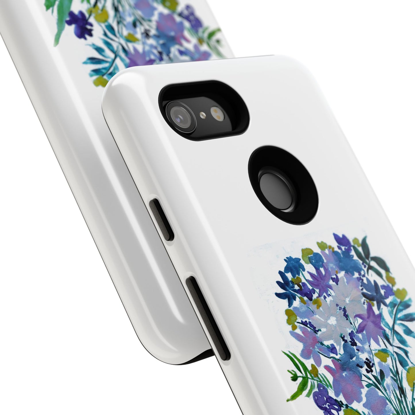 Floral Tough Case for Phone - Vibrant Watercolor Design