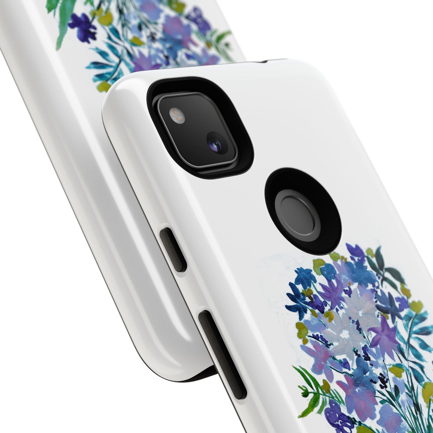 Floral Tough Case for Phone - Vibrant Watercolor Design