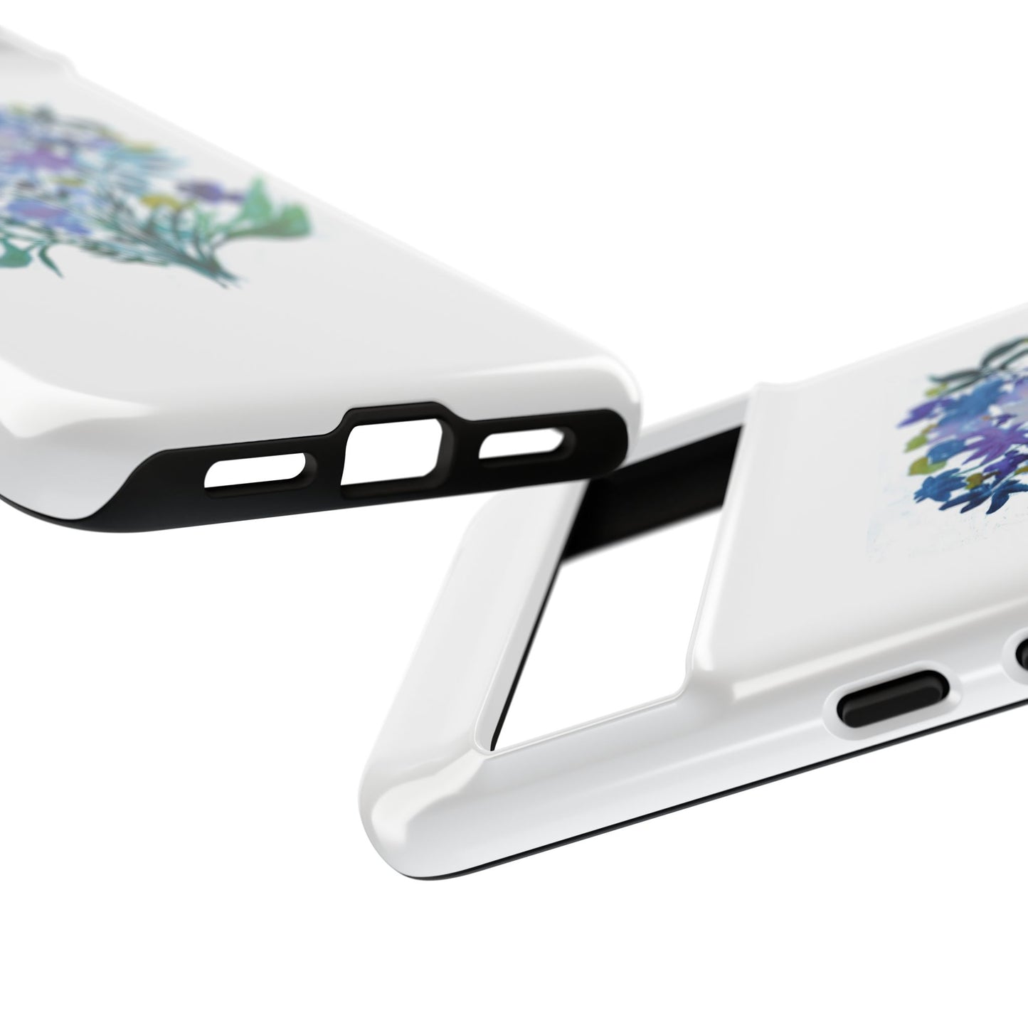 Floral Tough Case for Phone - Vibrant Watercolor Design