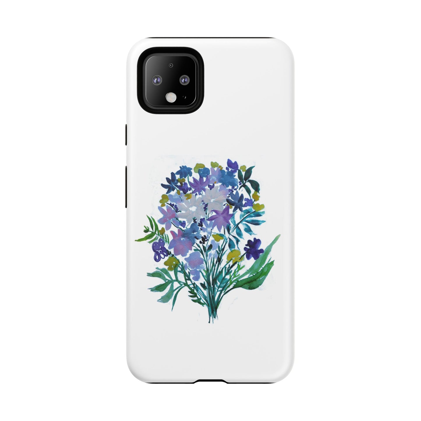 Floral Tough Case for Phone - Vibrant Watercolor Design
