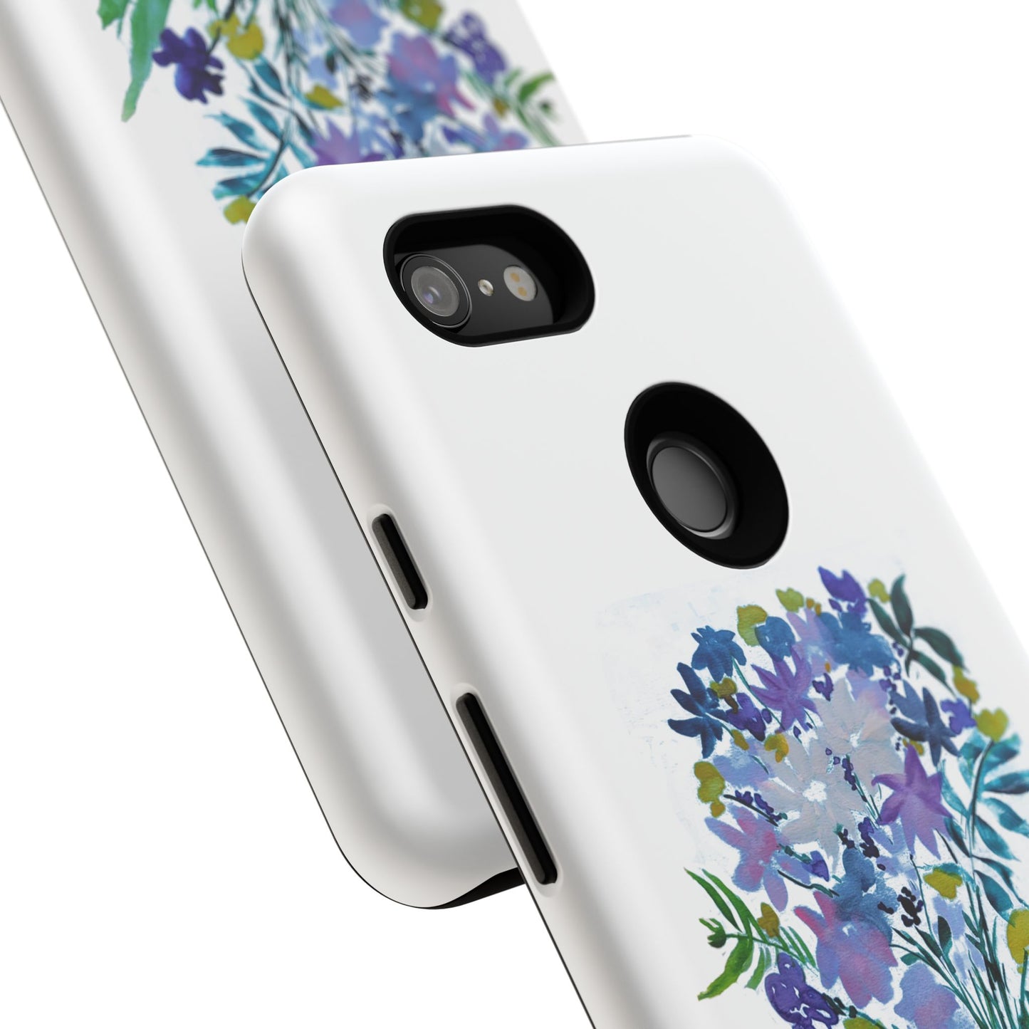 Floral Tough Case for Phone - Vibrant Watercolor Design